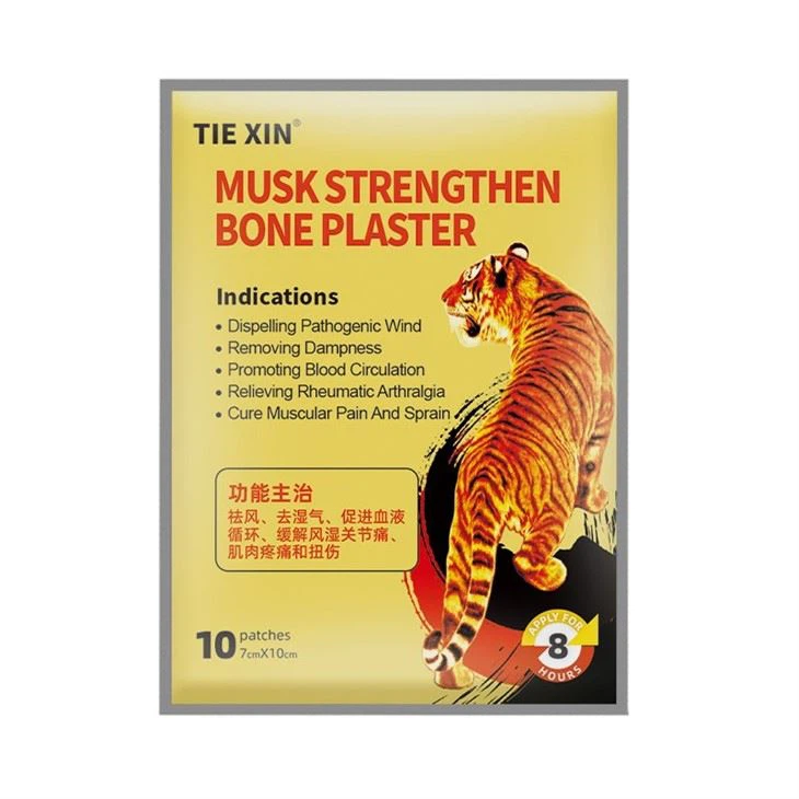 Chinese Traditioanl Medical Pain Patch Herbal Plasters Musk Bone Strengthen Plaster