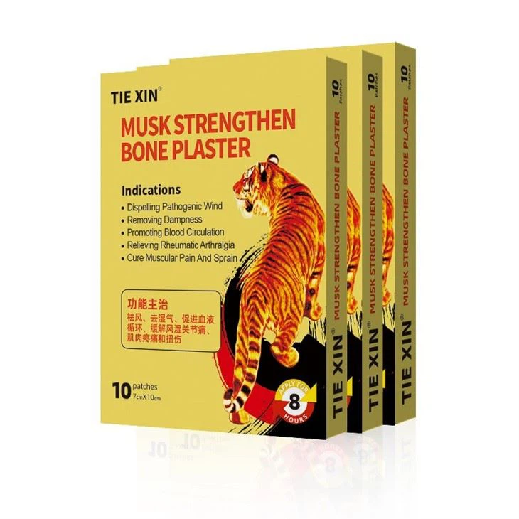 Chinese Traditioanl Medical Pain Patch Herbal Plasters Musk Bone Strengthen Plaster